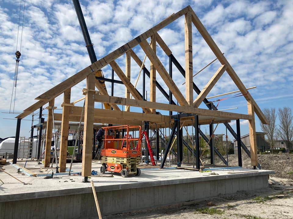Nieuwbouw schuurwoning te Heeg