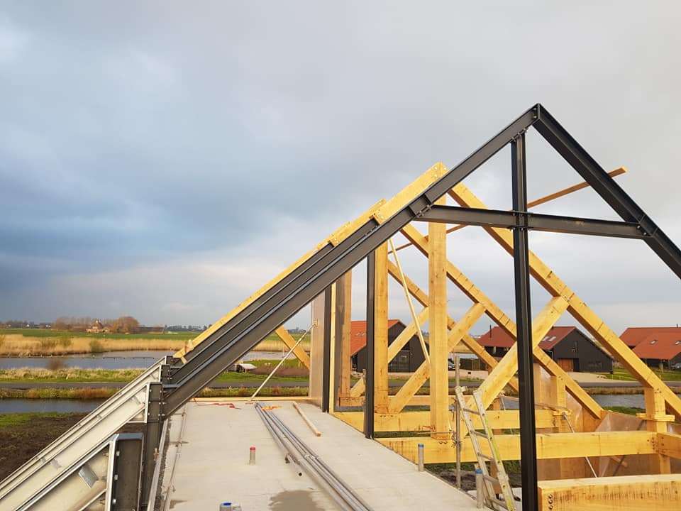 Nieuwbouw schuurwoning te Heeg