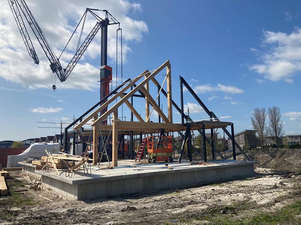 Nieuwbouw schuurwoning te Heeg