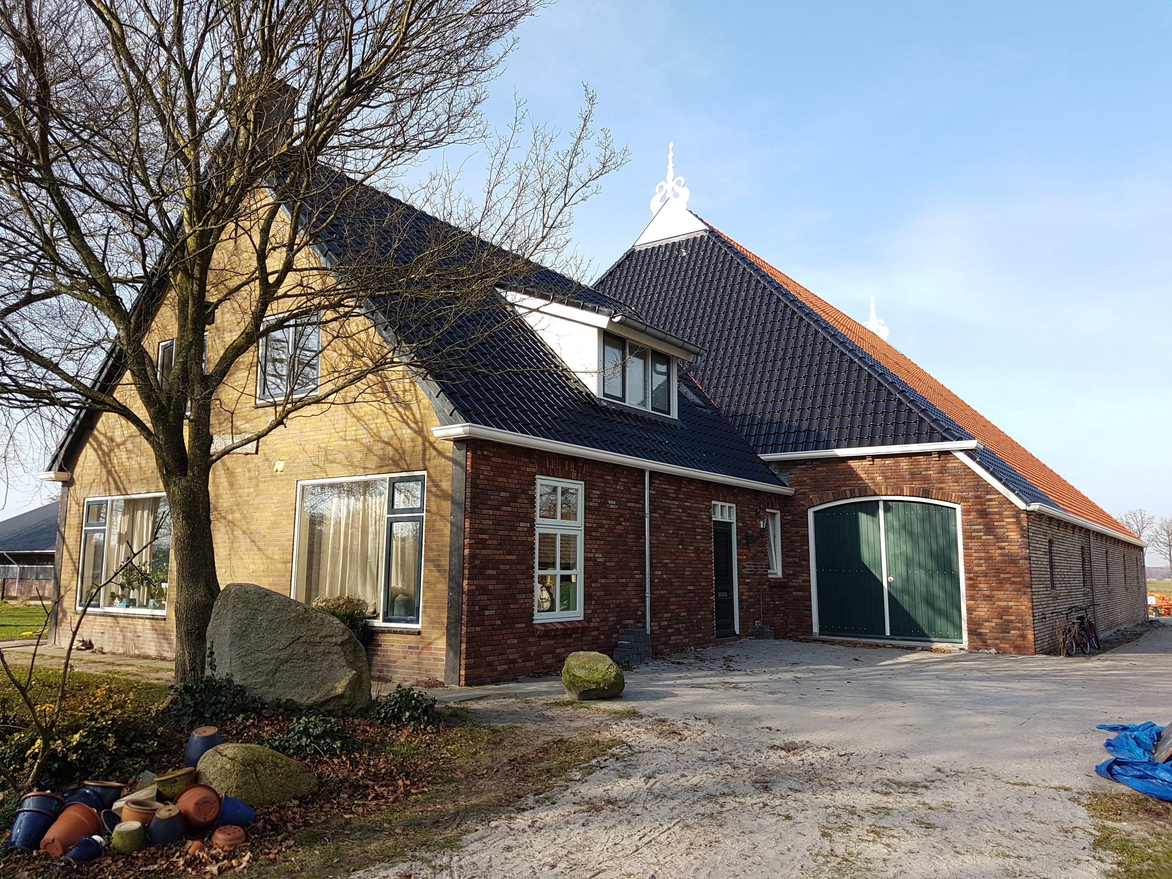 Nieuwbouw boerderij Nijeholtpade