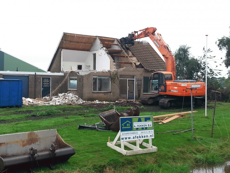 Nieuwbouwwoning in Friesland, gebouwd door Aannemersbedrijf A. Fekken B.V.