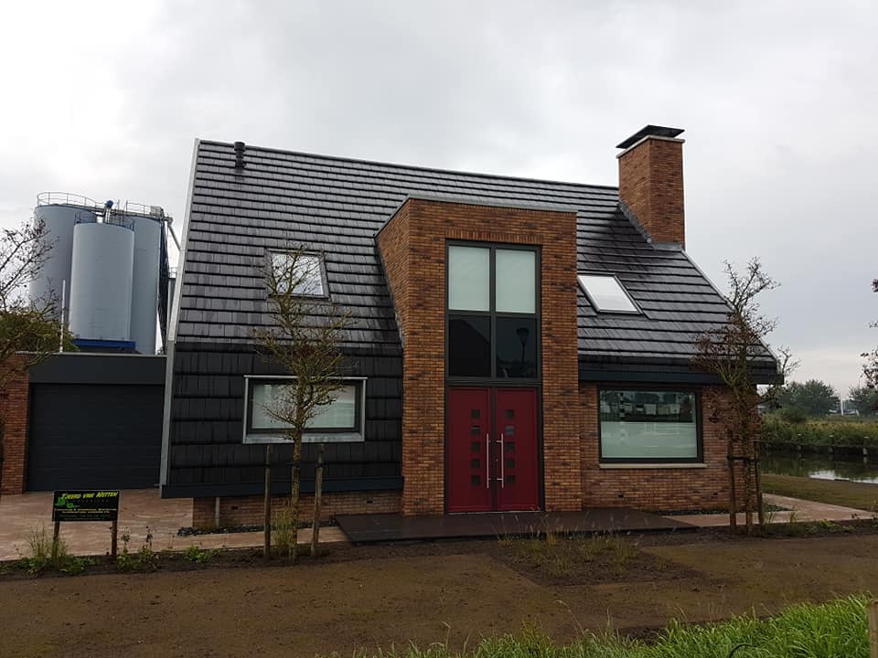Nieuwbouwwoning in Heeg, gerealiseerd door A. Fekken B.V.
